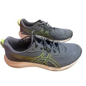 ASICS Gel Men’s  Running  Shoes Gray  Lime  Green US 10.5  Comfort Sneakers